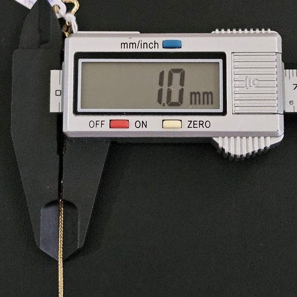 14k gold necklace 18 inch - Picture 6 of 7